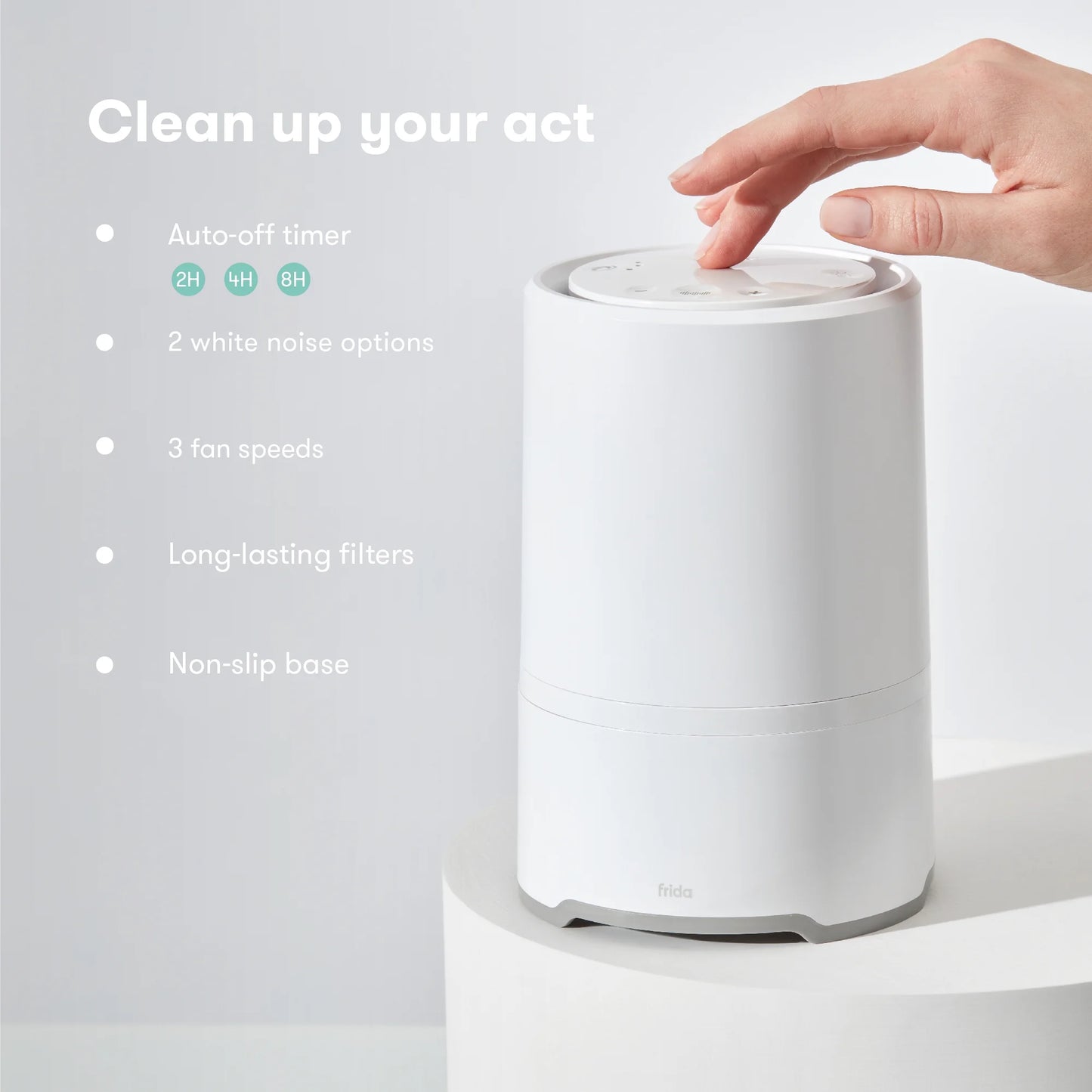 3 in 1 Air Purifier and Sound Machine, HEPA Air Purifier for Allergies, 150 Sq Ft