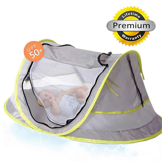 UV Protection 41.00'' X 52.50'' Beach Tent, Gray