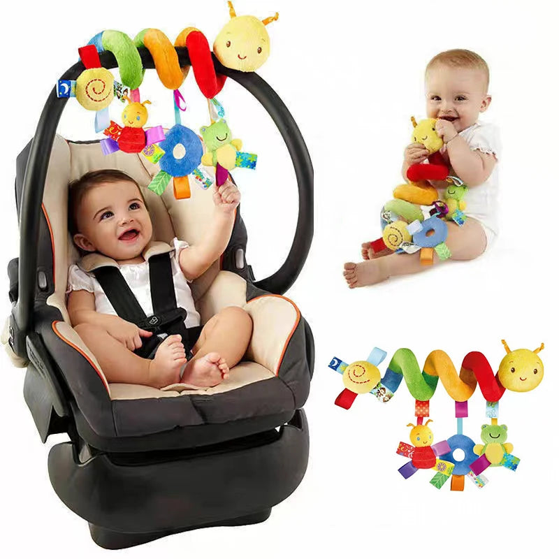 11Pcs Optional,Baby Crib Bell Rattle Baby Stroller Hanging Bell Multifunctional Pinch Bright Colours to Attract Baby'S Attention