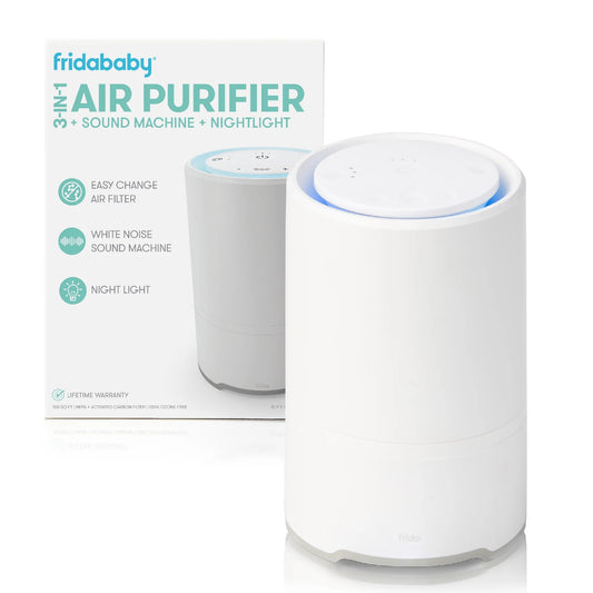 3 in 1 Air Purifier and Sound Machine, HEPA Air Purifier for Allergies, 150 Sq Ft