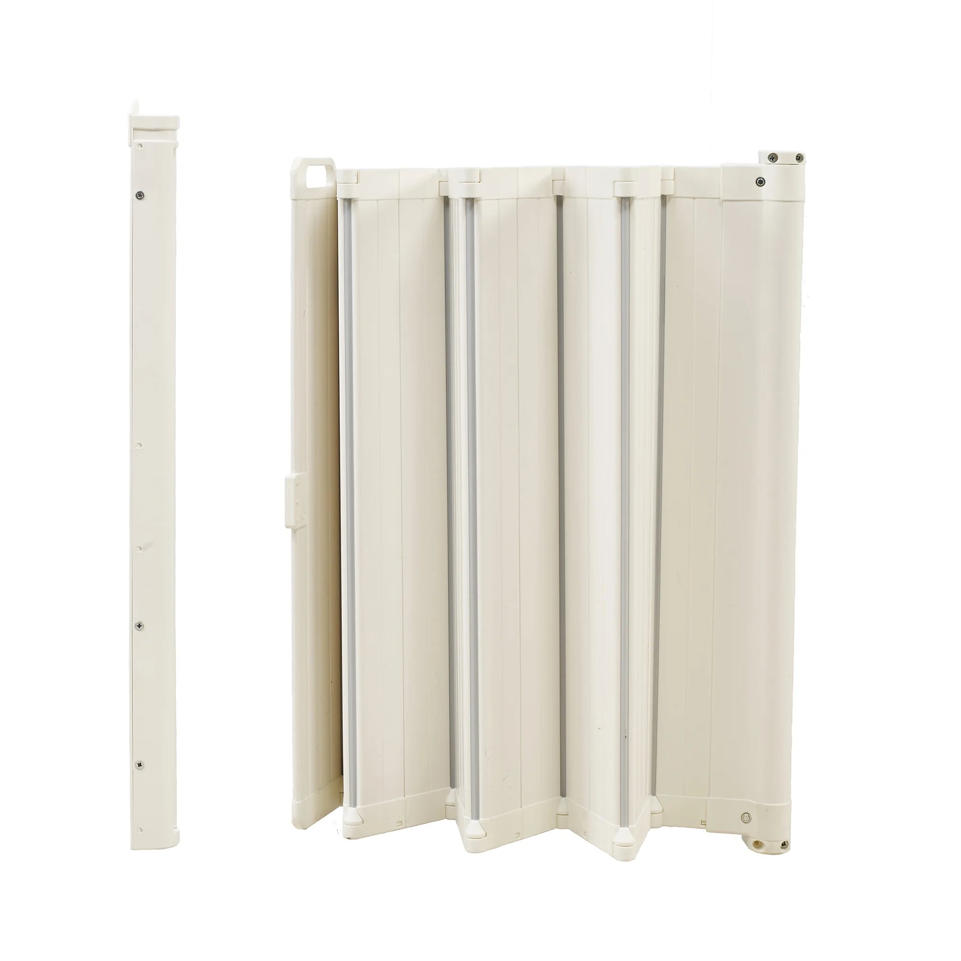 Guard Me Wide Auto Retractable Safety Gate, 22" - 45", White