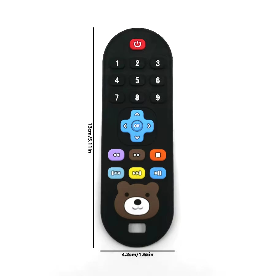 1/4Pcs Children'S Teething Remote Control Silicone Material Baby Teething Toys Simulation Remote Control Toys Teething Teether