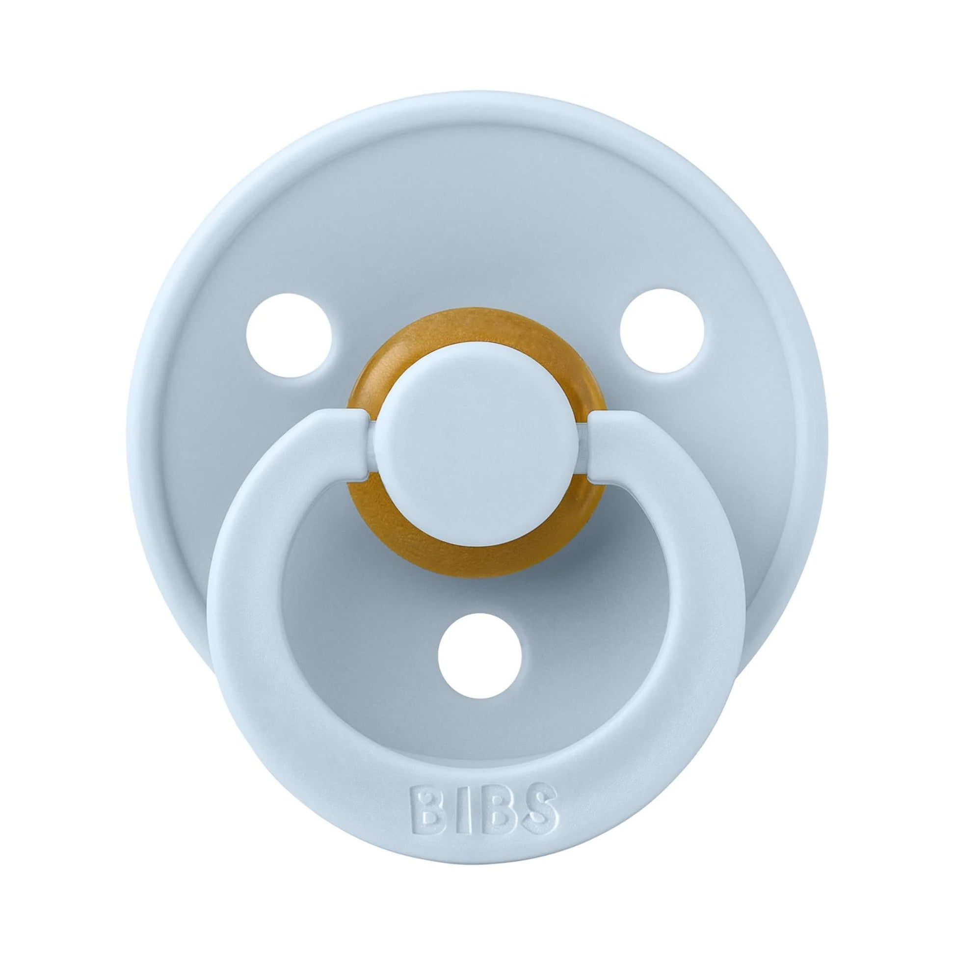 Colour, Natural Rubber Latex Pacifier Size 1, 0-6 Months, Baby Blue, Gender-Neutral, 1 Count