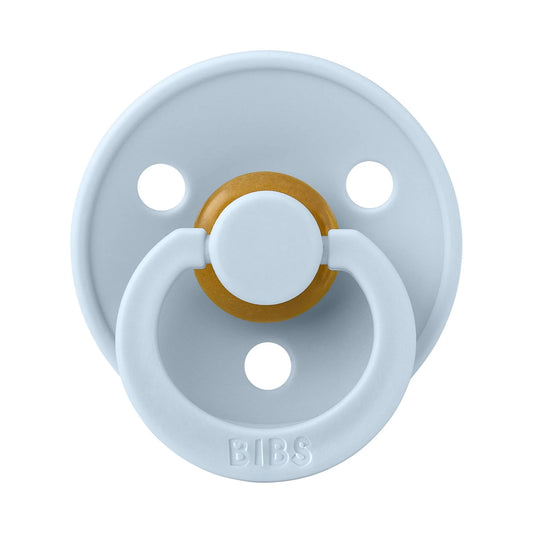 Colour, Natural Rubber Latex Pacifier Size 1, 0-6 Months, Baby Blue, Gender-Neutral, 1 Count