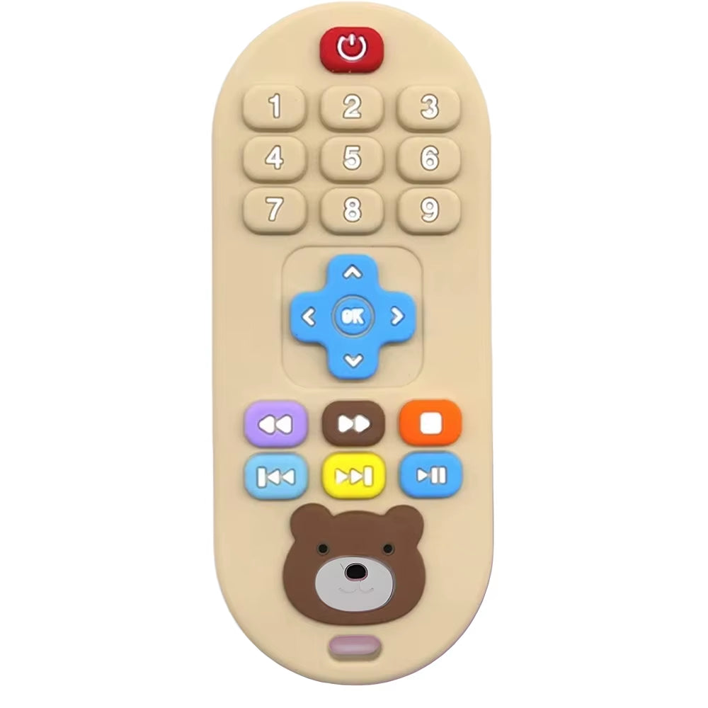 1/4Pcs Children'S Teething Remote Control Silicone Material Baby Teething Toys Simulation Remote Control Toys Teething Teether