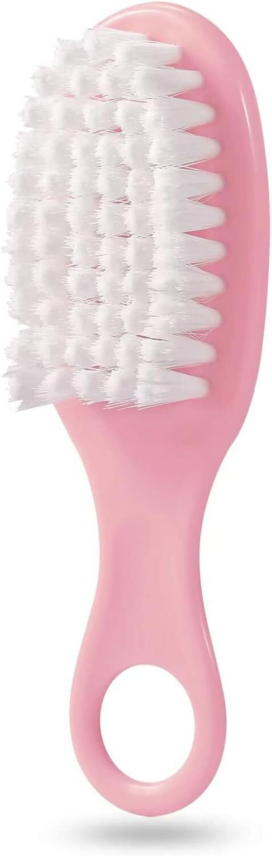 Baby Healthcare and Grooming Kit, Baby Safety Set Baby Comb, Brush, Finger Toothbrush, Nail Clippers, Scissors, Nasal Aspirator, Baby Essentials Nursery Care Kit (Pink)