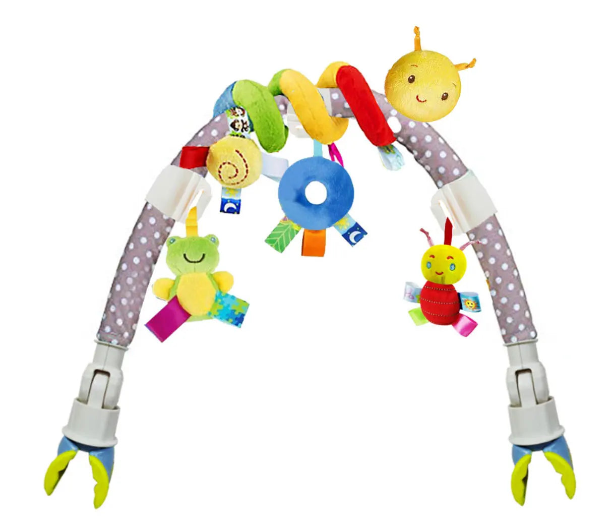 11Pcs Optional,Baby Crib Bell Rattle Baby Stroller Hanging Bell Multifunctional Pinch Bright Colours to Attract Baby'S Attention