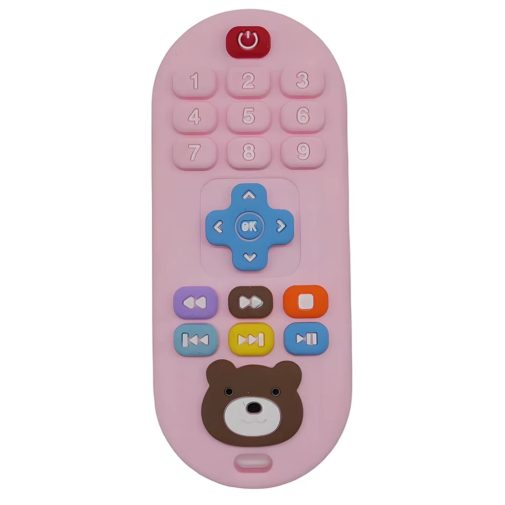 1/4Pcs Children'S Teething Remote Control Silicone Material Baby Teething Toys Simulation Remote Control Toys Teething Teether