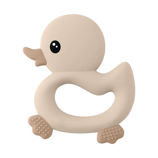1PCS Baby Teether Toys Cartoon Duck Silicone Teether for Baby BPA Free Teething Chewing Toys Soft Teether Baby Accessories
