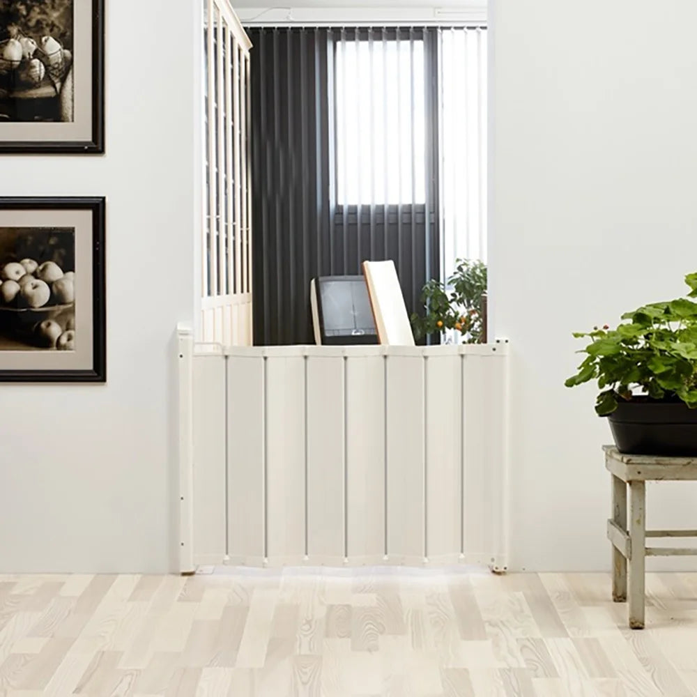 Guard Me Wide Auto Retractable Safety Gate, 22" - 45", White