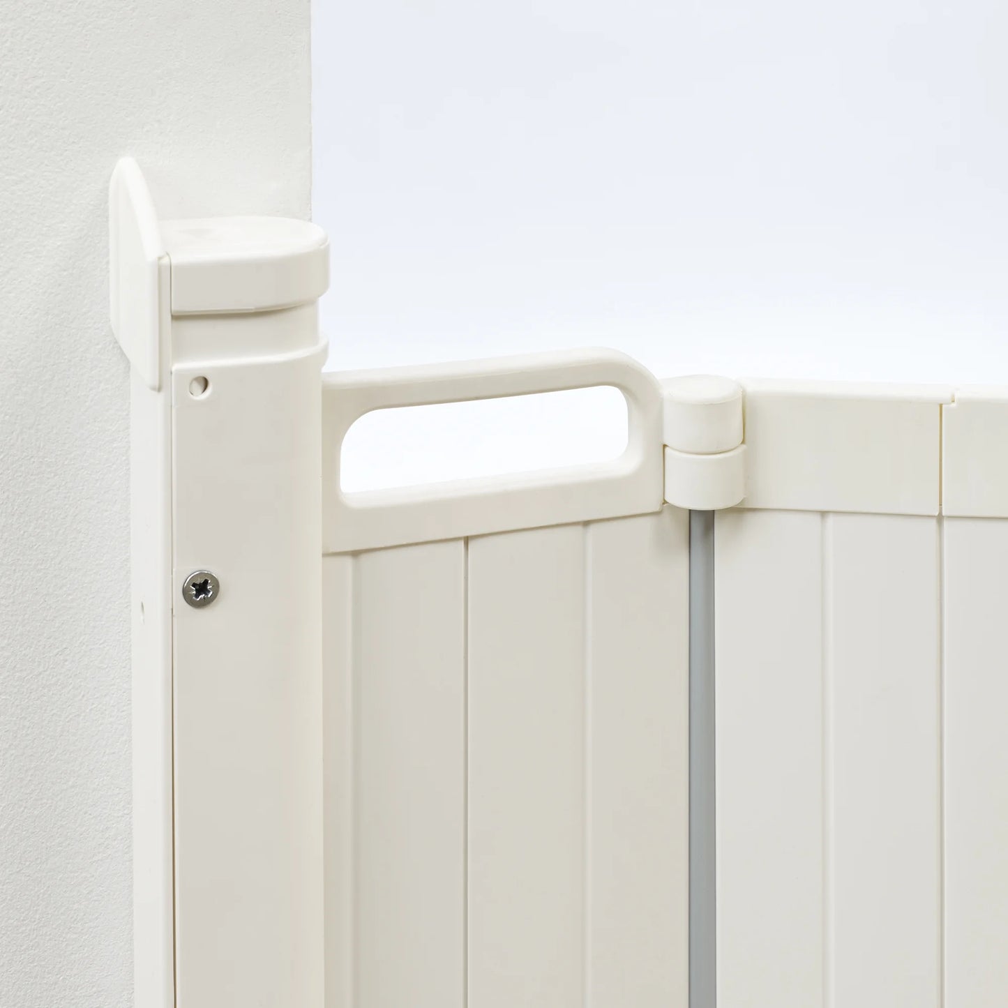 Guard Me Wide Auto Retractable Safety Gate, 22" - 45", White