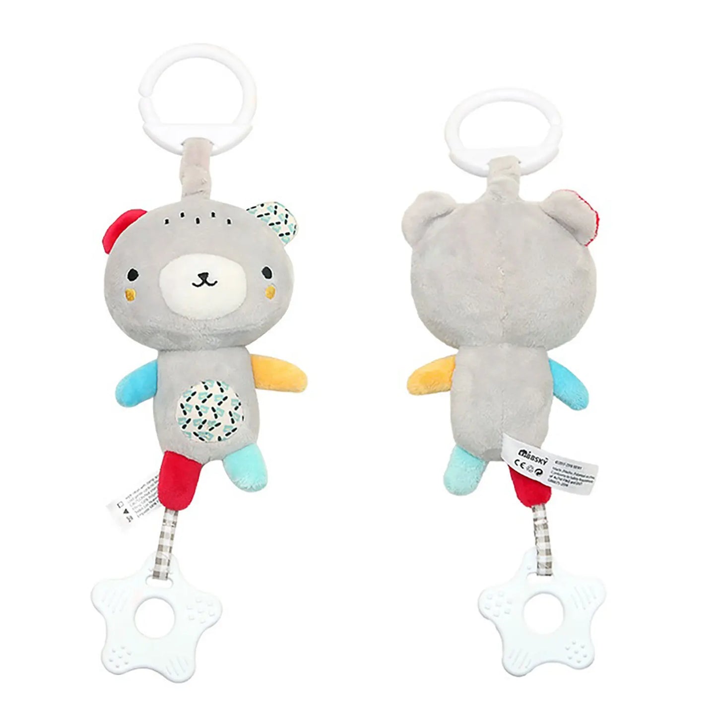 11Pcs Optional,Baby Crib Bell Rattle Baby Stroller Hanging Bell Multifunctional Pinch Bright Colours to Attract Baby'S Attention